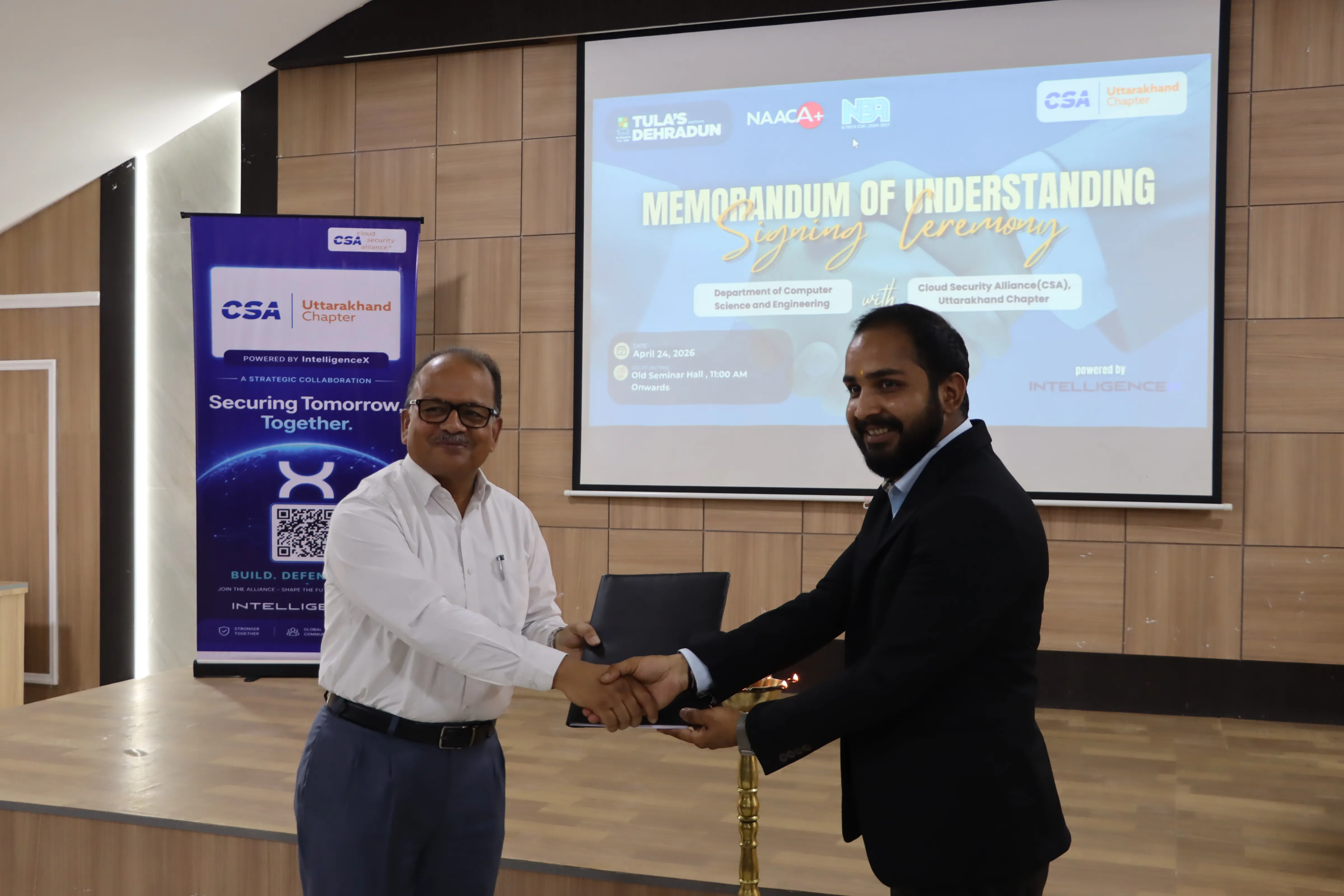 MOU Signing Ceremony at Tula's Institute